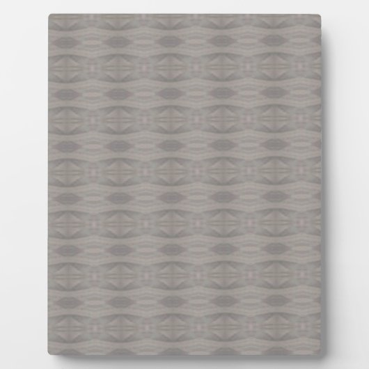 Gray Aztec Muster Fotoplatte (Vorderseite)