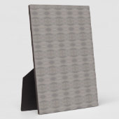 Gray Aztec Muster Fotoplatte (Seite)