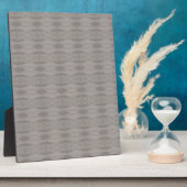 Gray Aztec Muster Fotoplatte (Seite)
