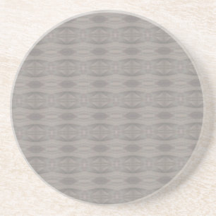 Gray Aztec Muster Sandstein Untersetzer