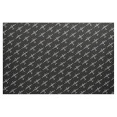 Gray B-24 Liberator Flugzeugmuster Schwarze Stoffe (Fat Quarter (45,7 x 55,9 cm))