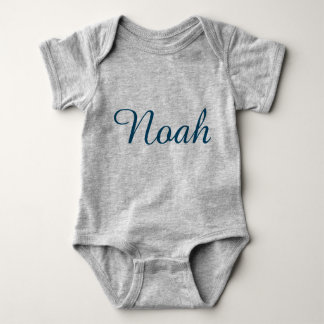 Gray Baby Bodysuit T - Shirt