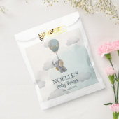 Gray Baby Elephant, Hot Air Ballon in Wolken Geschenktütchen (Versiegelt)