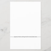 Gray Bar Mitzvah Budget Candy Bar Wrapper w/Stars Flyer (Hinten)