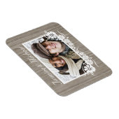 Gray Barnwood Custom Foto Flex Magnet (Rechte Seite)