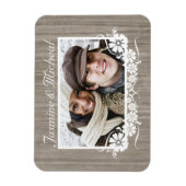 Gray Barnwood Custom Foto Flex Magnet (Vertikal)
