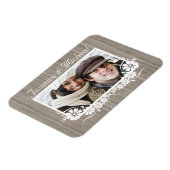 Gray Barnwood Custom Foto Flex Magnet (Linke Seite)
