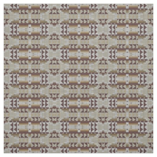 Gray Beige Khaki Taupe Brown Eclectic Art Stoff (Muster)