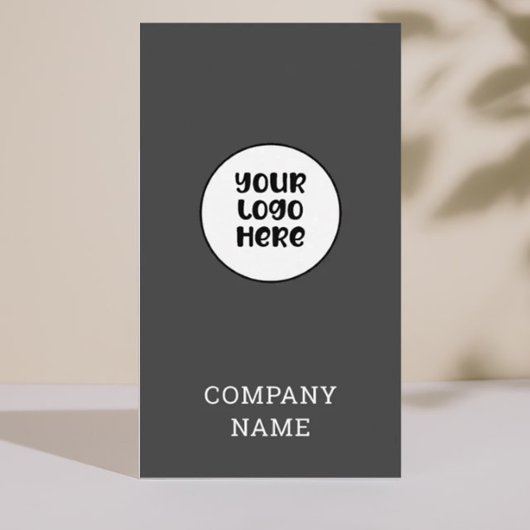 Gray Beruflich Simple Elegante Business Card Visitenkarte