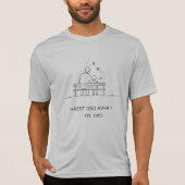 Gray "Best Dad Ever" T-Shirt for Men (Vorderseite)