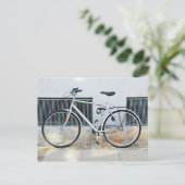 Gray Bicycle, Kopenhagen, Dänemark Postkarte (Stehend Vorderseite)