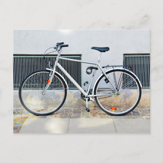 Gray Bicycle, Kopenhagen, Dänemark Postkarte (Vorderseite)