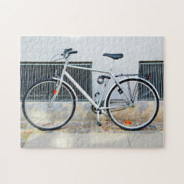 Gray Bicycle, Kopenhagen, Dänemark Puzzle