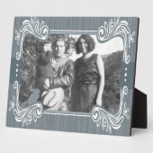 Gray Bird Art Plaque Fotoplatte (Seite)