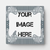 Gray Bird Art Plaque Fotoplatte (Vorderseite)