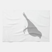Gray Bird Kitchtuch Handtuch (Horizontal)