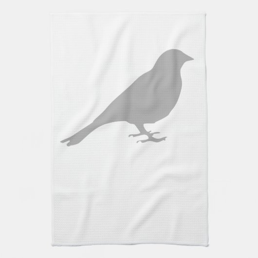 Gray Bird Kitchtuch Handtuch (Vertikal)