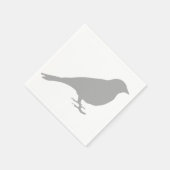 Gray Bird Napkins Serviette (Ecke)
