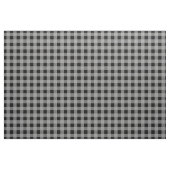 Gray Black Buffalo Kariert | Große Karos | Custom Stoff (Yard (91,4 cm))