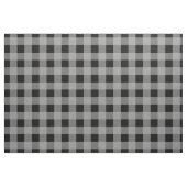 Gray Black Buffalo Kariert | Große Karos | Custom Stoff (Fat Quarter (45,7 x 55,9 cm))