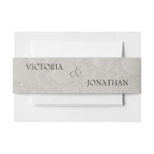 Gray Black Elegant Script Einladungsbanderole (Vorderseite Beispiel)