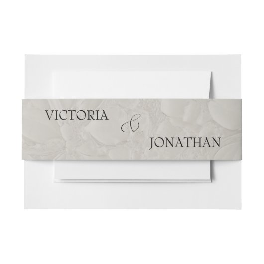 Gray Black Elegant Script Einladungsbanderole (Vorderseite Beispiel)