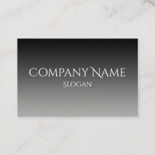 Gray Black Ombre Visitenkarte
