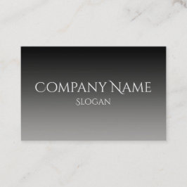Gray Black Ombre Visitenkarte