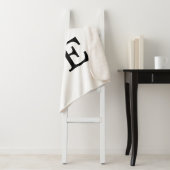 Gray Black Script Liebe Wedding Sherpadecke (Beispiel)