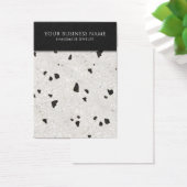 Gray Black Terrazzo Earring Display Cards (Schreibtisch)