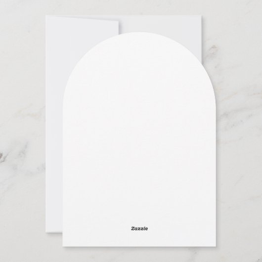 Gray black white text wedding einladung (Rückseite)