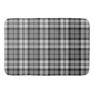 Gray Blackwatch Tartan Kariertes Design Badematte