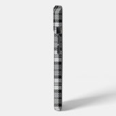 Gray Blackwatch Tartan Kariertes Design Case-Mate iPhone Hülle (Rückseite / Links)