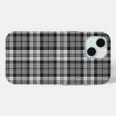 Gray Blackwatch Tartan Kariertes Design Case-Mate iPhone Hülle (Rückseite (Horizontal))
