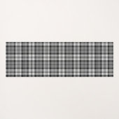 Gray Blackwatch Tartan Kariertes Design Yogamatte (Rückseite (Horizontal))