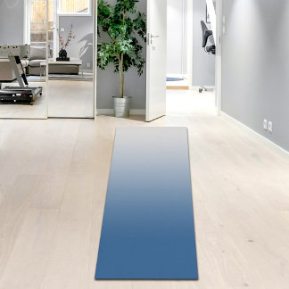 Gray Blue Gradient Yoga Mat Yogamatte