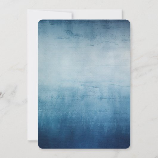 Gray Blue Tropical Palm Trees Brautparty Einladung (Rückseite)