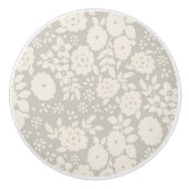 Gray Blume Painting Pattern Keramikknauf (Vorderseite)