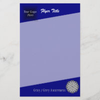 Gray Blume Ribbon von Kenneth Yoncich