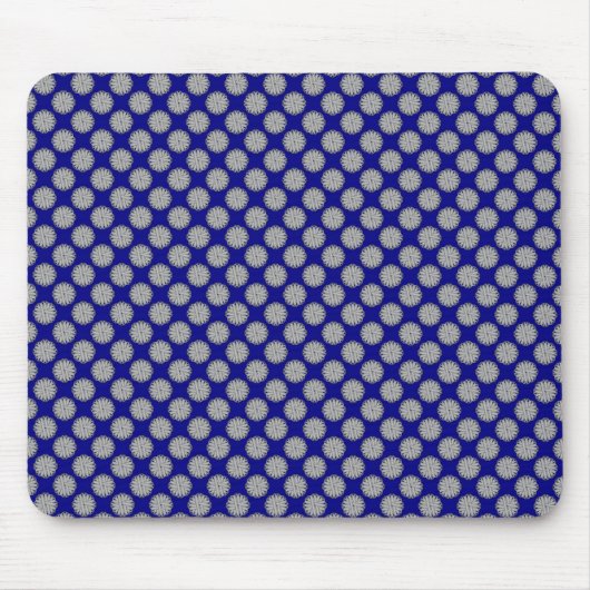 Gray Blume Ribbon von Kenneth Yoncich Mousepad (Vorne)