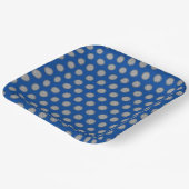 Gray Blume Ribbon von Kenneth Yoncich Pappteller (Gewinkelt)