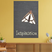 Gray Bold Insect Leinwanddruck (Insitu (Wohnzimmer))