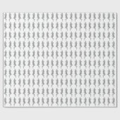 Gray Bold Mod GoGo Girls Geschenkpapier (Flach)