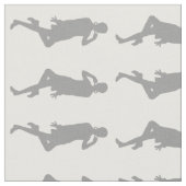 Gray Bold Mod GoGo Girls Stoff (Nahaufnahme)