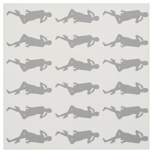 Gray Bold Mod GoGo Girls Stoff (Muster)