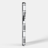 Gray Bold Mod Squares Case-Mate iPhone Hülle (Rückseite / Rechts)