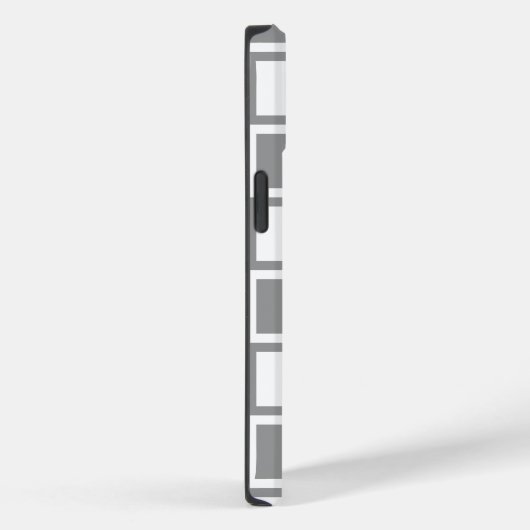 Gray Bold Mod Squares Case-Mate iPhone Hülle (Rückseite / Rechts)