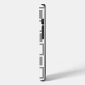 Gray Bold Mod Squares Case-Mate iPhone Hülle (Rückseite / Links)