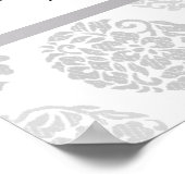 Gray Bouquet Wedding Foto Collage Wall Art Poster (Ecke)