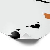 Gray Boys Spooky Ein Halloween 1. Geburtstag Poster (Ecke)